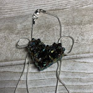 Handmade Swarovski Crystal ❤️ Heart Necklace